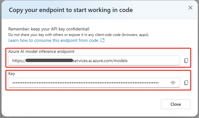 DeepSeek endpoint